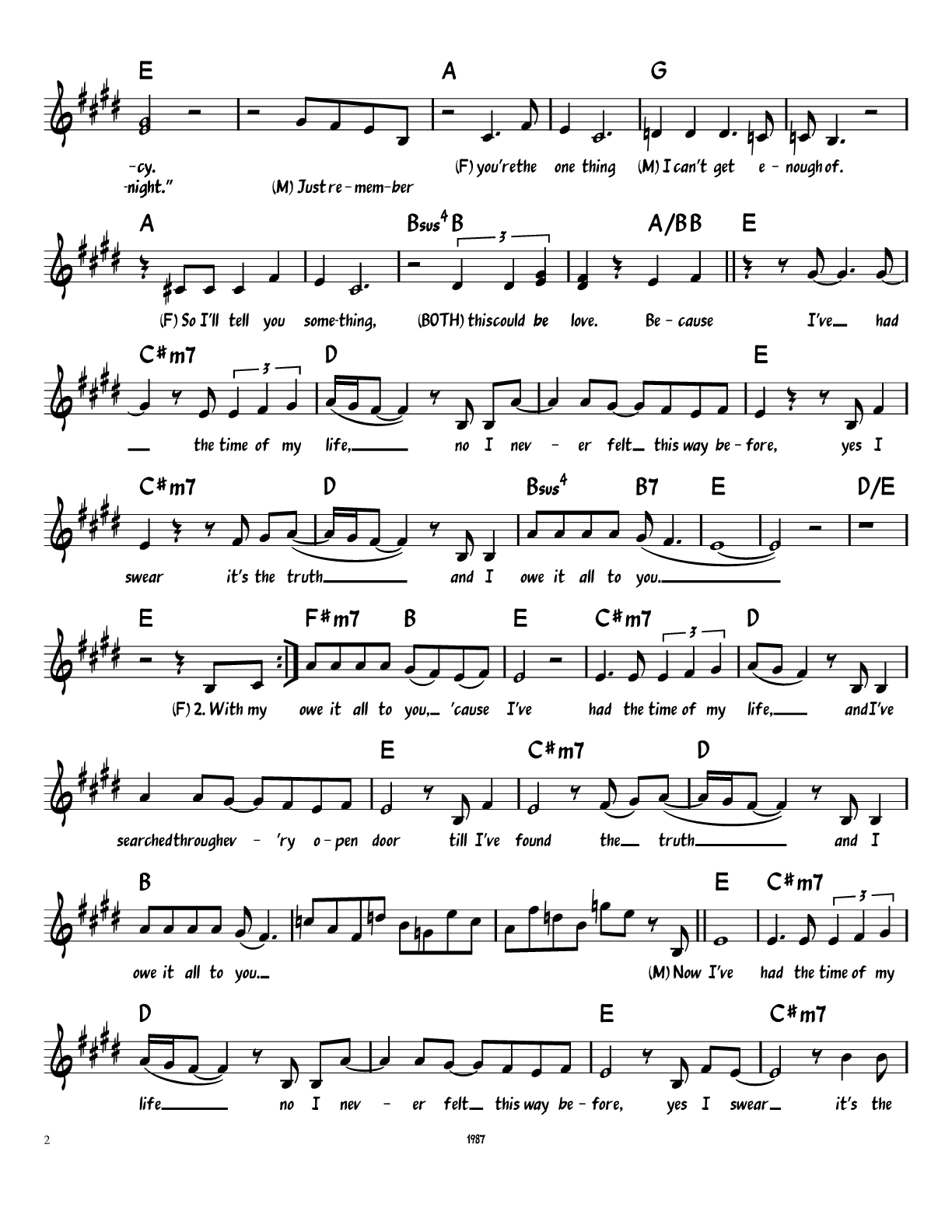 Sheet Music
